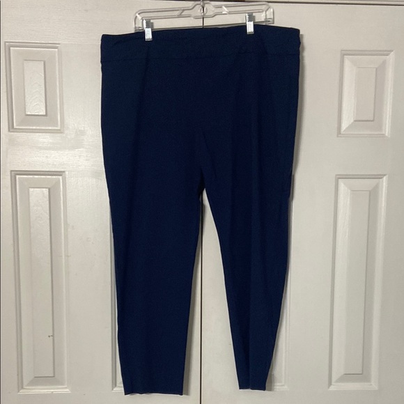 Crown & Ivy Curvy Navy Trousers - Picture 1 of 2